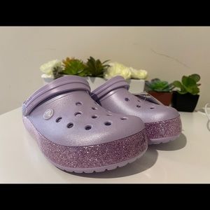 Purple Crocs